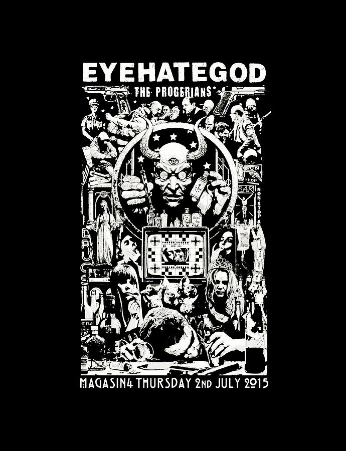 Eyehategod Band Merch Drawing by Meyla Rosalina - Fine Art America