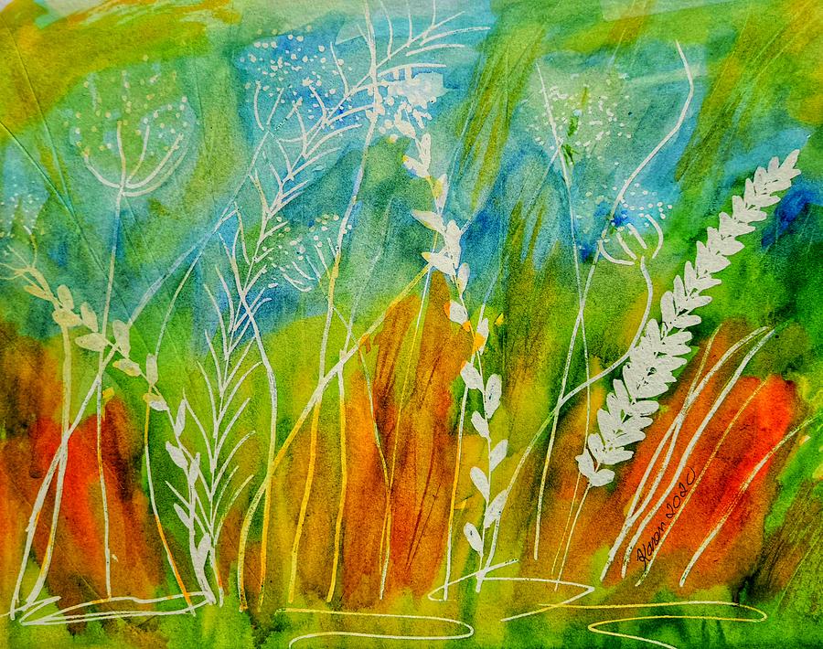 Eyelevel With Nature Painting by Shady Lane Studios-Karen Howard Eyelevel With Nature Painting by Shady Lane Studios-Karen Howard