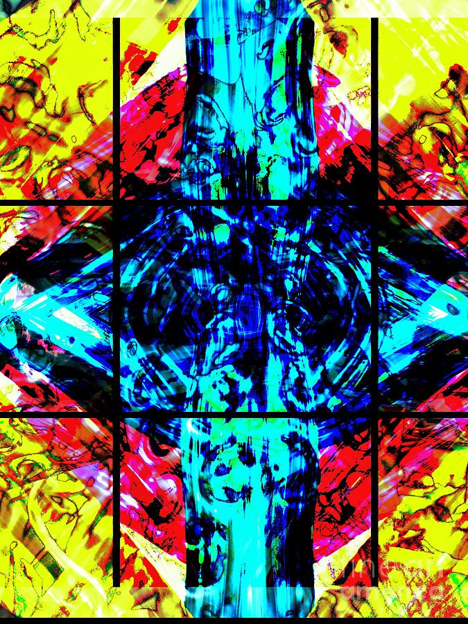 Eyes, Cross, Angel, Welcome Digital Art by Scott S Baker