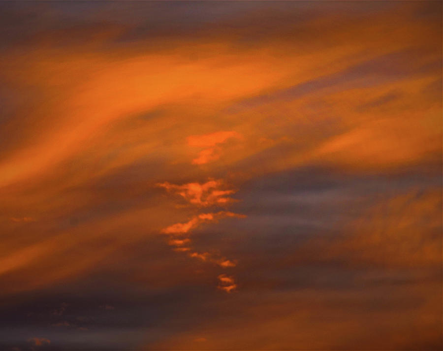 Eyes in the clouds Photograph by Howard Eaton