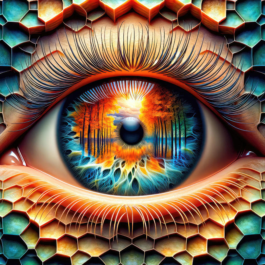 Eyes of the Elements Digital Art by Bill And Linda Tiepelman