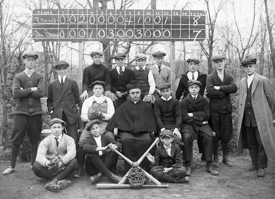 Eymard Seminary Baseball Team - New York - Circa 1900 Photograph by War Is Hell Store