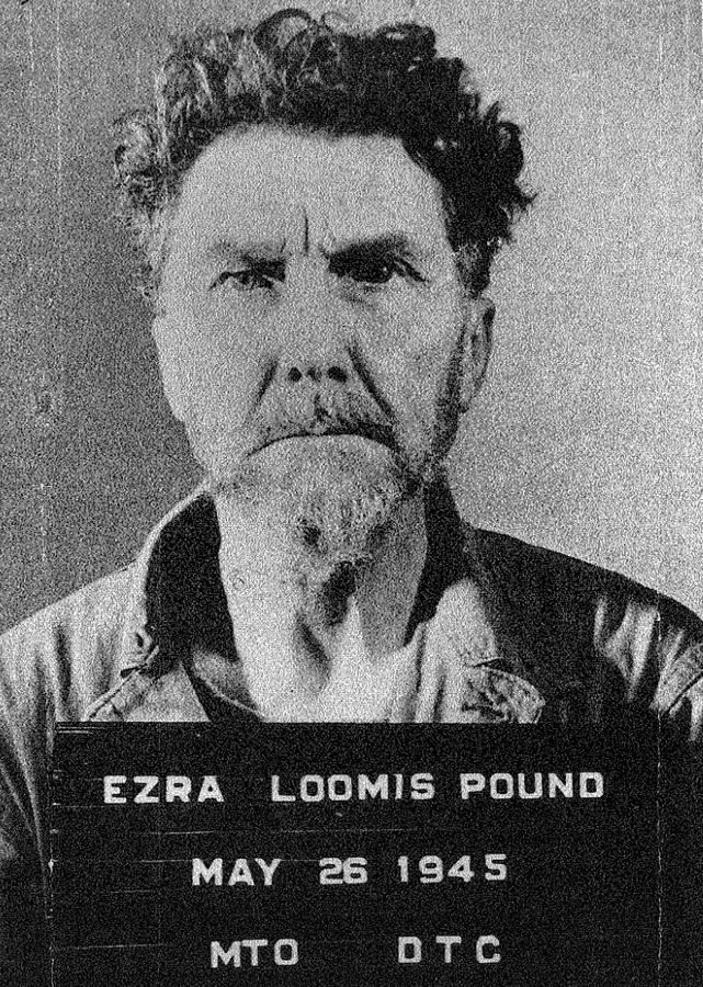 Ezra Pound Mug Shot Mugshot Painting by Tony Rubino