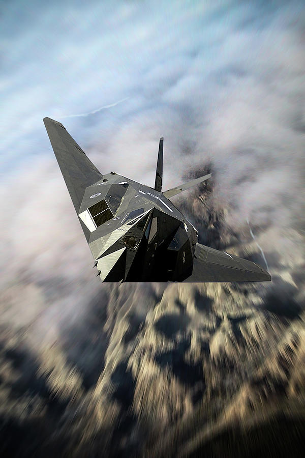 F-117 Nighthawk Digital Art by Airpower Art