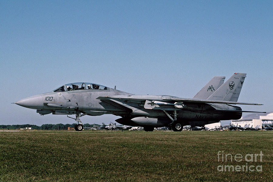 F-14a 162918 Vf-103 Jolly Rogers May23, 2002 Photograph by David Brown ...