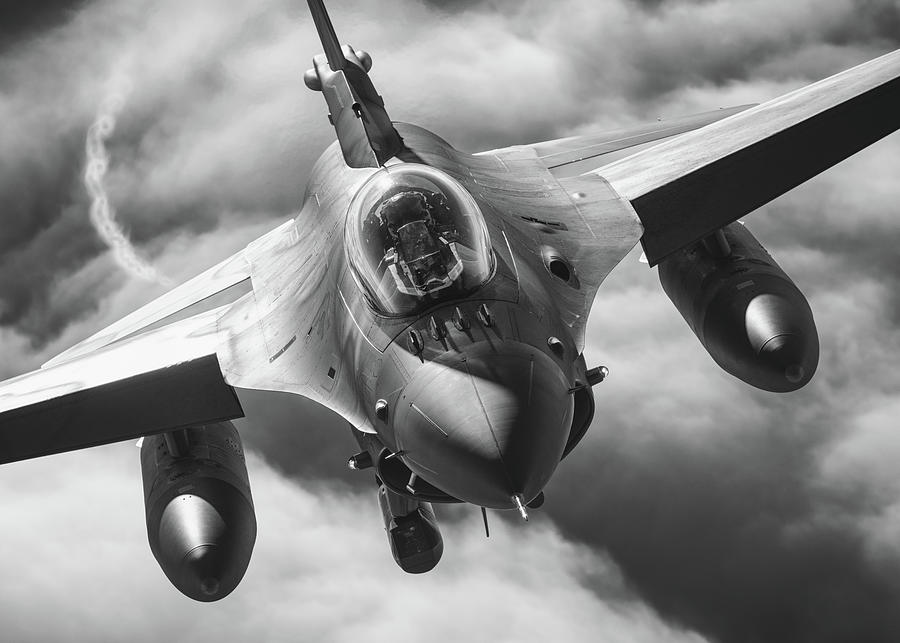 F-16 C jet fighter Photograph by Piotr Lysakowski - Fine Art America