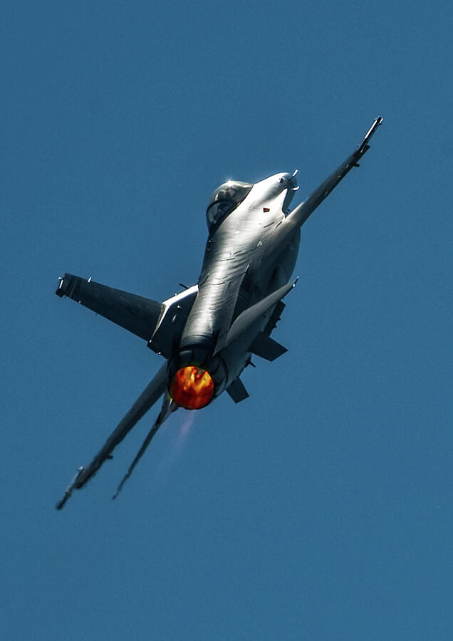 F-16C Viper Going Vertical Photograph by Erik Simonsen