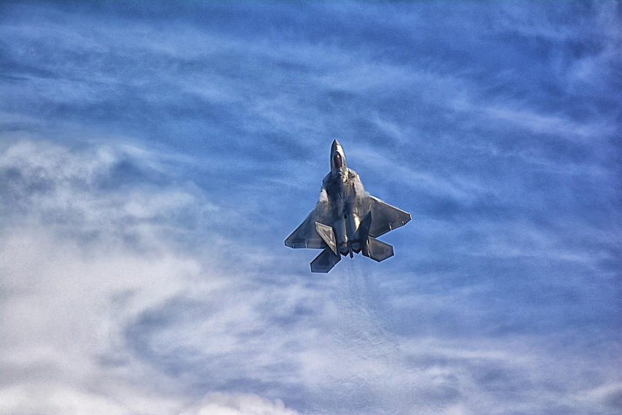 F-22 Raptor Shoots By Photograph by Raymond Salani III