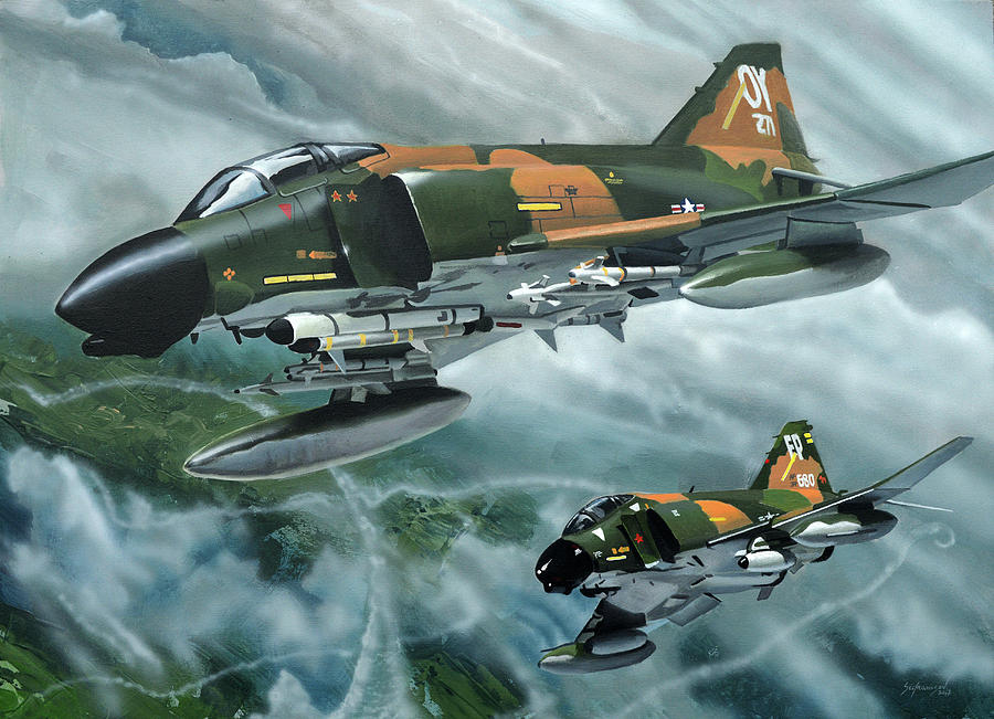 F-4D Phantom II Painting by Atanasov Art - Pixels