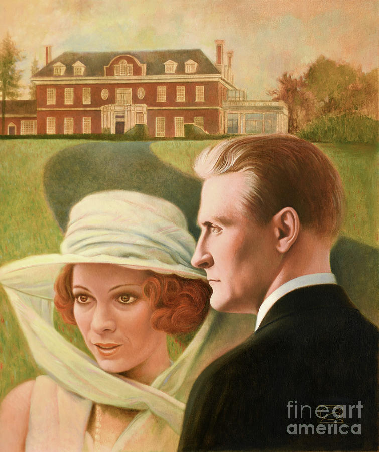 F. Scott Fitzgerald Painting by Gregory Rudd