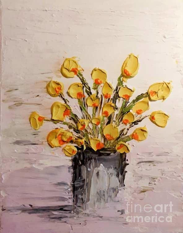 F102 flor 3D Painting by KUNST MIT HERZ Art with heart