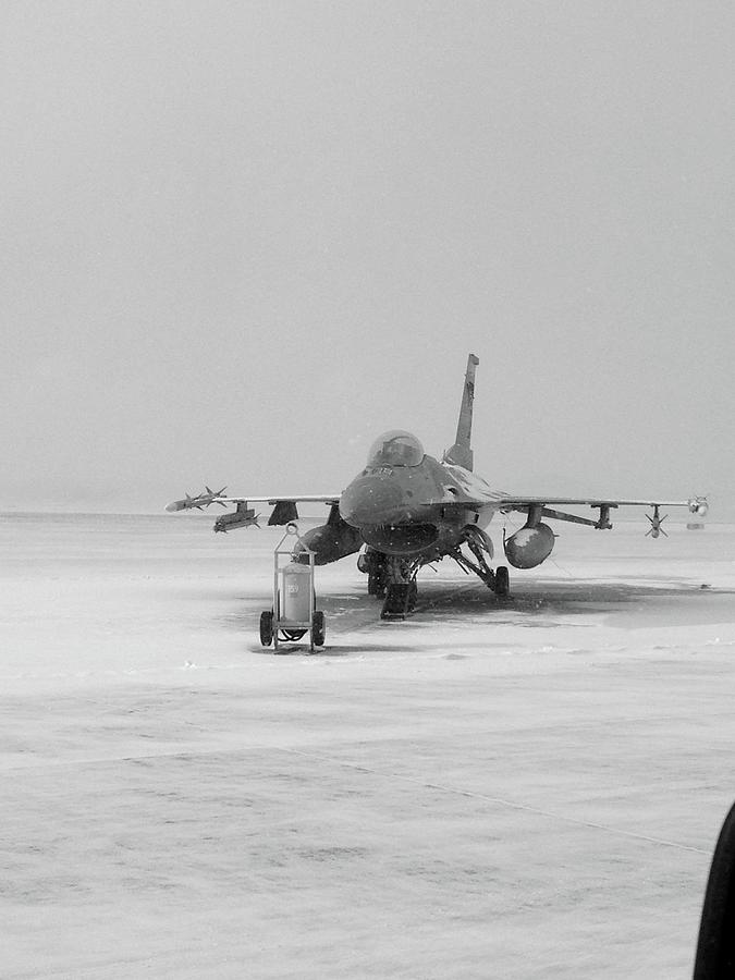 F16 Snow Storm Photograph By Rome Alcantara - Fine Art America