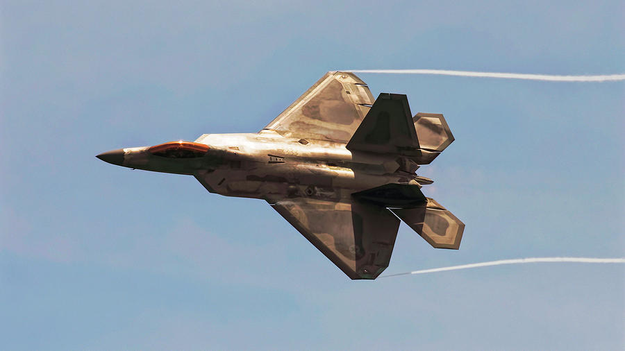 F22 Fast Flyby Photograph by Felipe Correa