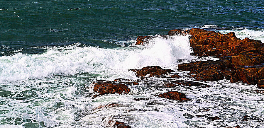 Faa267 Nature Waves Panoramic Photograph By Thierry Vobmann - Fine Art 