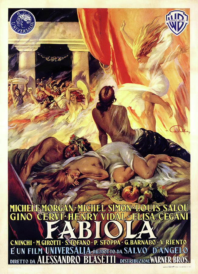 Fabiola, 1949 -b Mixed Media by Movie World Posters