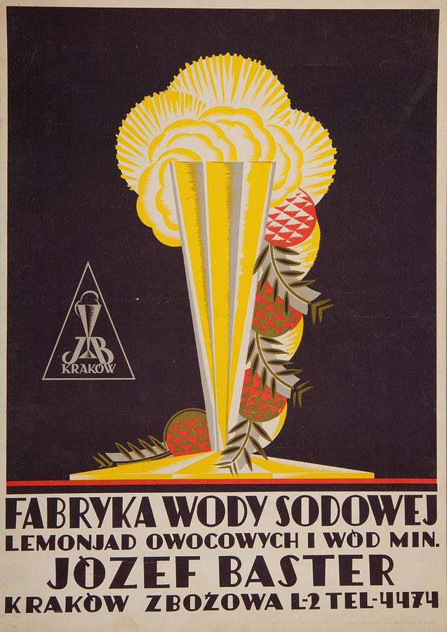 Fabryka wody sodowej lemoniad i wod mineralnych Jozef Baster art