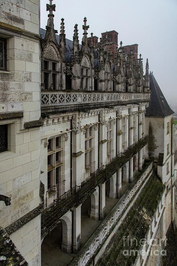 Facade Chateau Royal d Amboise French Chateau Region The Loire Valley Photograph by Wayne Moran