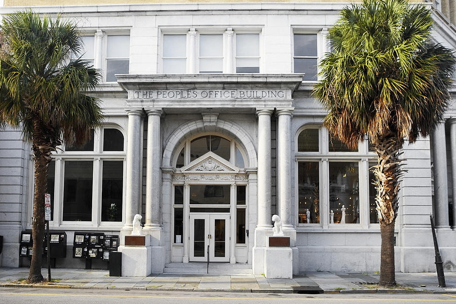 Facade of a building, Charleston, South Carolina, USA Photograph by Glowimages