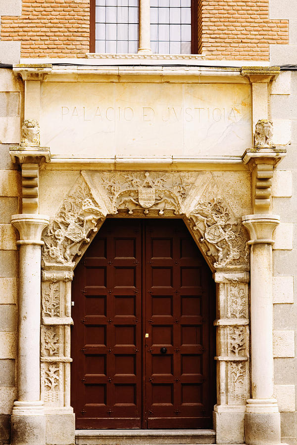 Facade of a building, Toledo, Spain Photograph by Glowimages