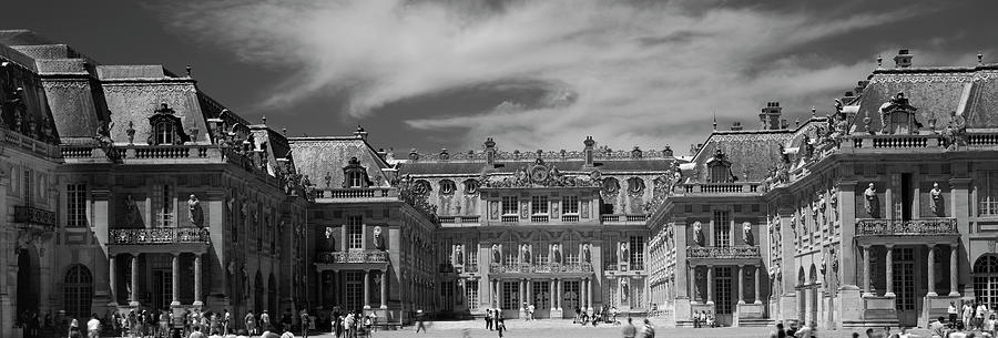 Facade of a palace, Chateau de Versailles, Versailles, Paris, Ile-de-France, France Photograph by Panoramic Images