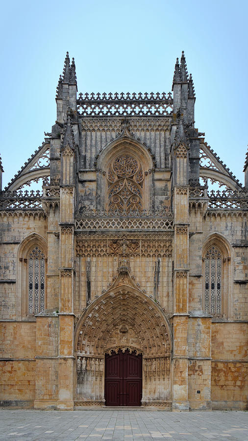 Facade of Batalha Monastery. Portugal Photograph by Angelo DeVal