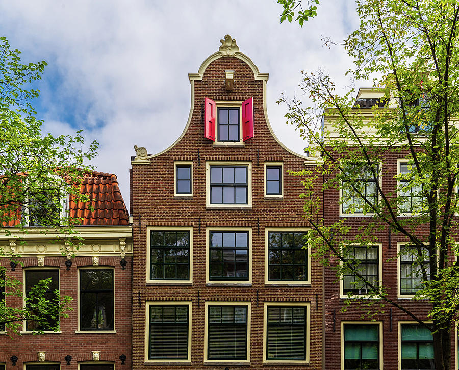Facades of buildings in Amsterdam Photograph by Fabiano Di Paolo