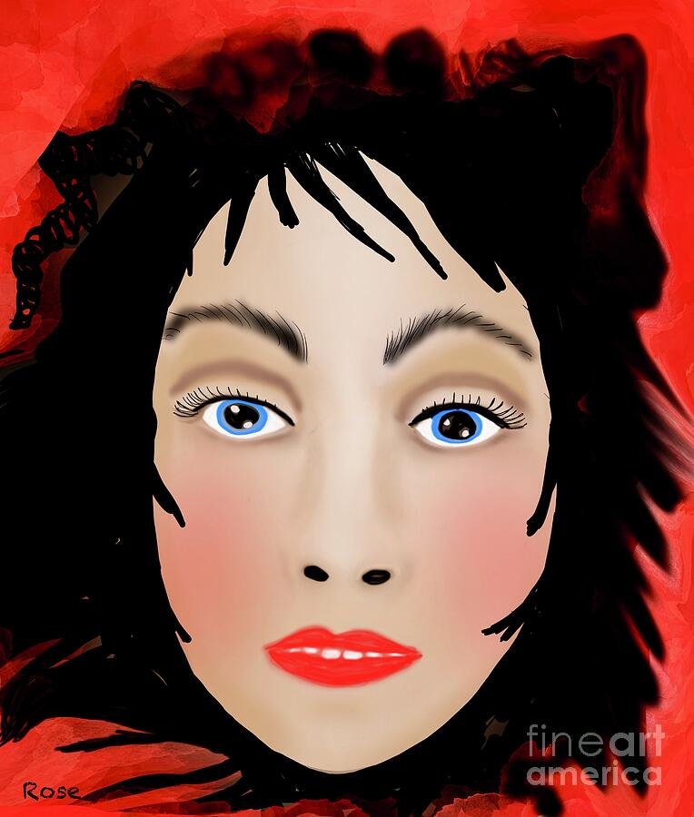 Face 4 Digital Art by Elaine Hayward - Fine Art America