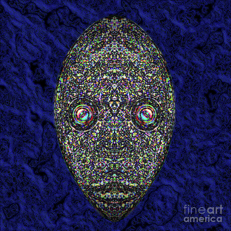 Face in the Void #45 Digital Art by Paul Hunn