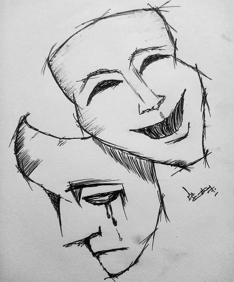 Mask Drawing by - Pixels