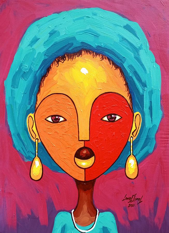 Face of joy Painting by Ismail Lawal - Fine Art America