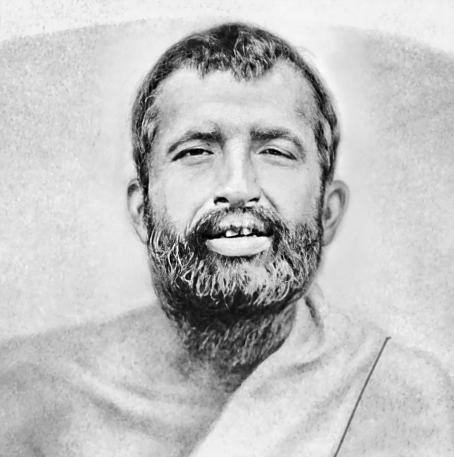 Face of Sri Ramakrishna Photograph by Bavanath Chatterjee