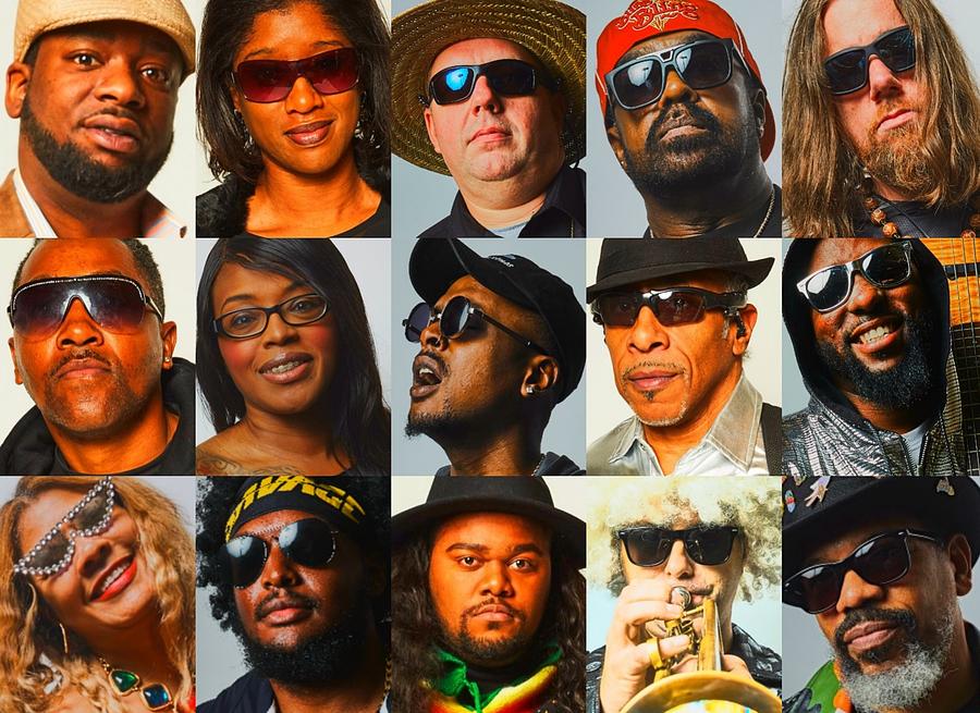 Faces Of The Funk Photograph by Tony Camm