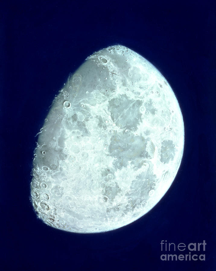 John Russell Pastel - Face of the Moon by John Russell