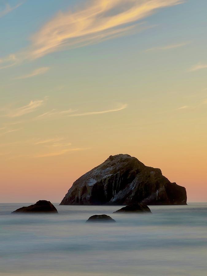 Face Rock Sunset Photograph by Joe Paul