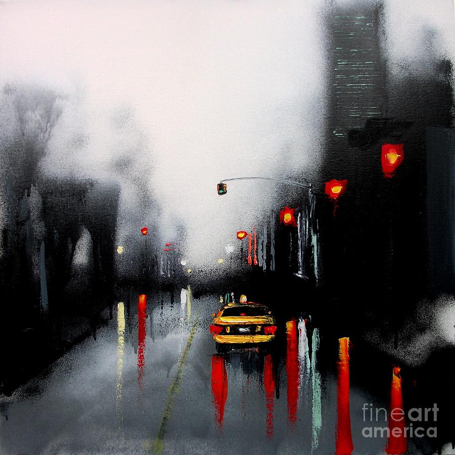 Faces of the City 138 Painting by Aja Trier