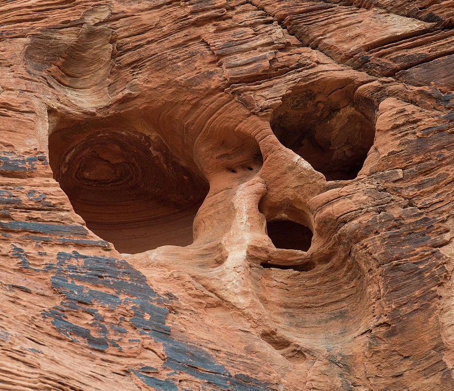 Faces of the Valley of Fire 1 Photograph by Alex Lapidus