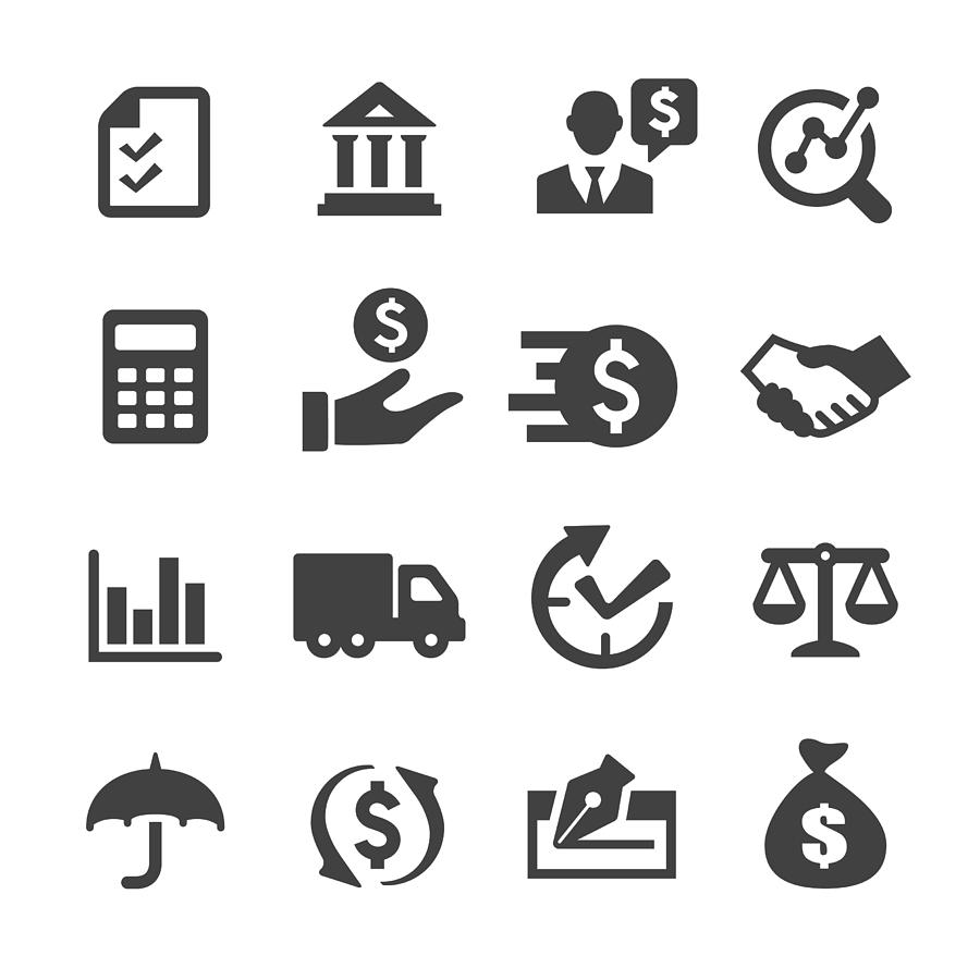 Factoring Company Icons - Acme Series Drawing by -victor-