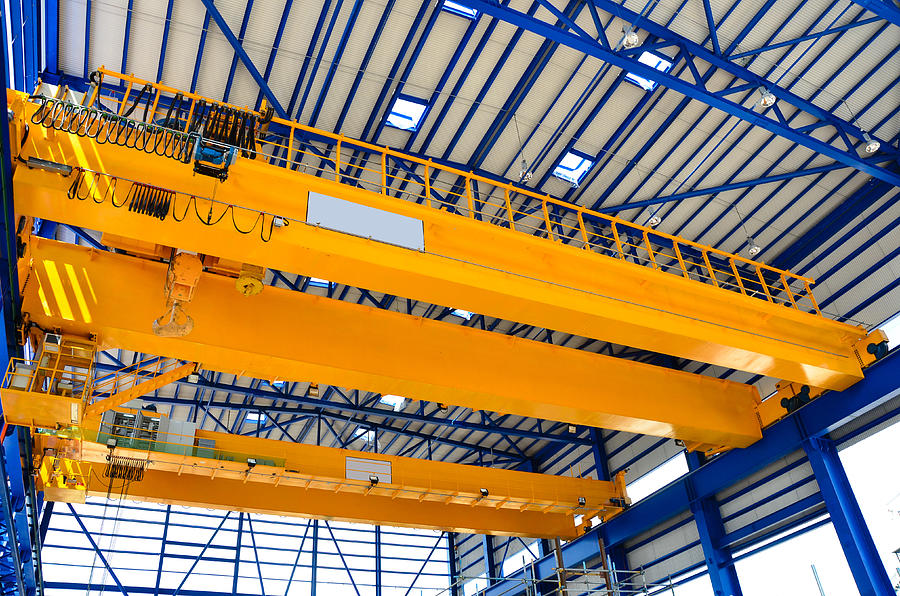Factory overhead crane Photograph by SasinT Gallery