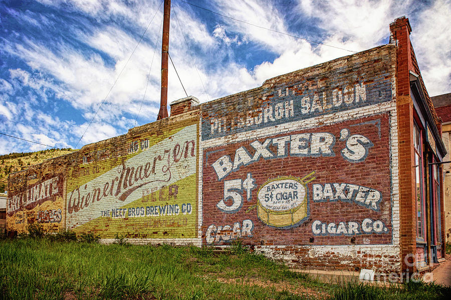 Faded Mural in Victor Photograph by Lynn Sprowl