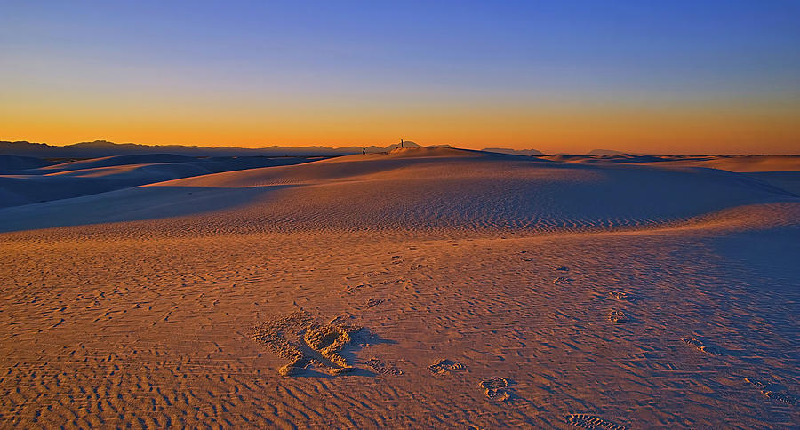 Fading Light At White Sands Photograph