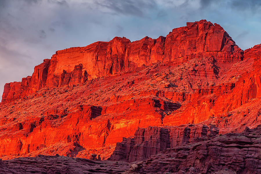 Fading Light on Fisher Towers Photograph by Marc Crumpler