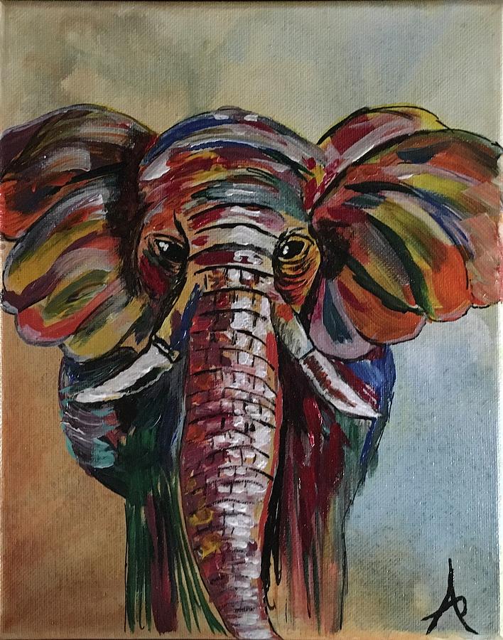 Fae s Elephant Painting by Patricia Arnold