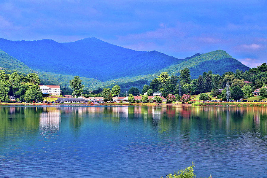 Fair Day at Lake Junaluska Photograph by Dennis Baswell Fine Art America