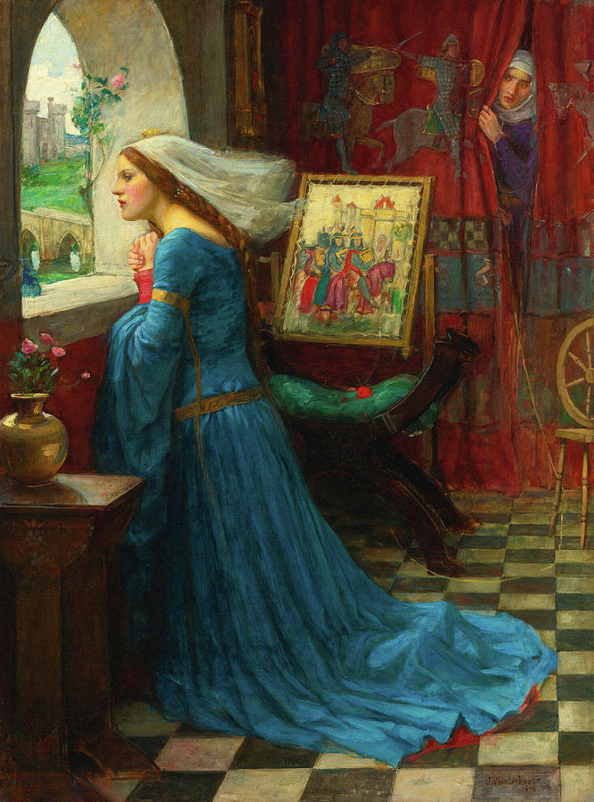 Fair Rosamund, Rose of the World Painting by John William Waterhouse Fine Art America
