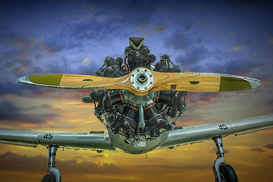 Fairchild PT-23 Cornell Trainer Airplane Photograph by Randall Nyhof