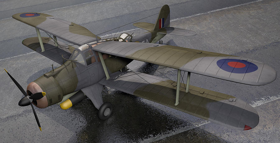 Fairey Albacore Mk-1 Digital Art by Mark Rowles