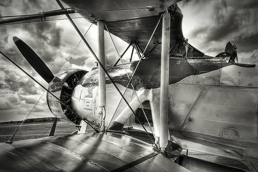 Fairey Swordfish The City of Liverpool in Black and White Photograph by ...