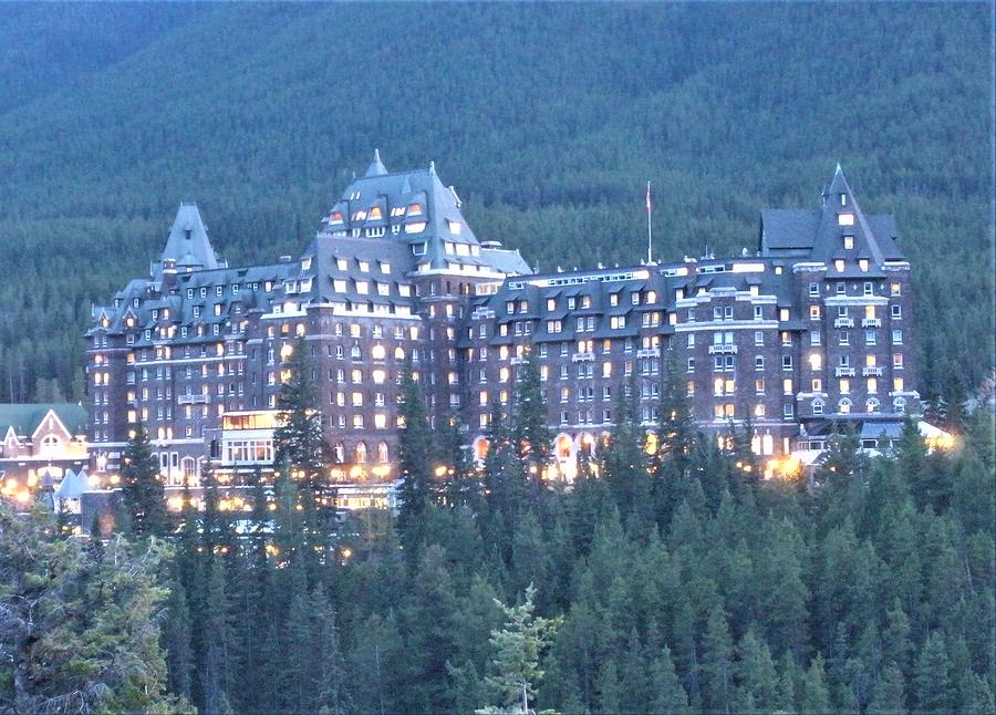 Fairmont Banff springs Photograph by Athol KLIEVE - Pixels