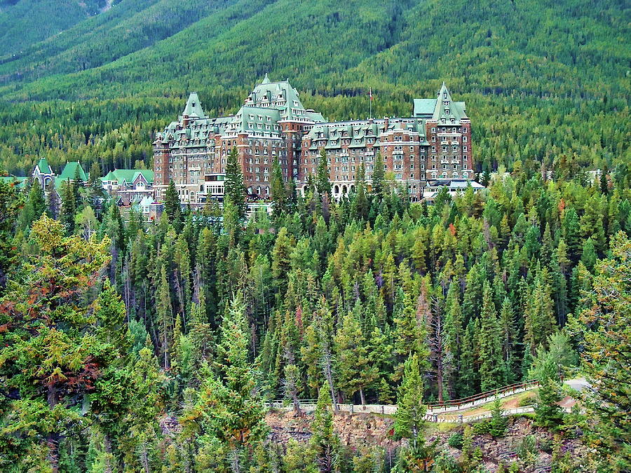 Fairmont Banff Springs Hotel Photograph by Anthony Dezenzio