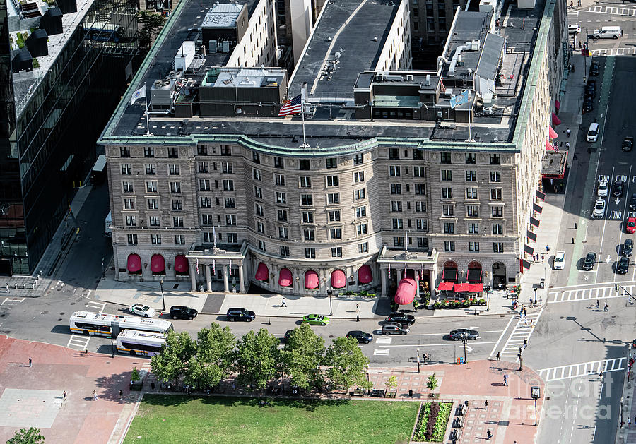 Fairmont Copley Plaza Hotel Aerial Photograph by David Oppenheimer